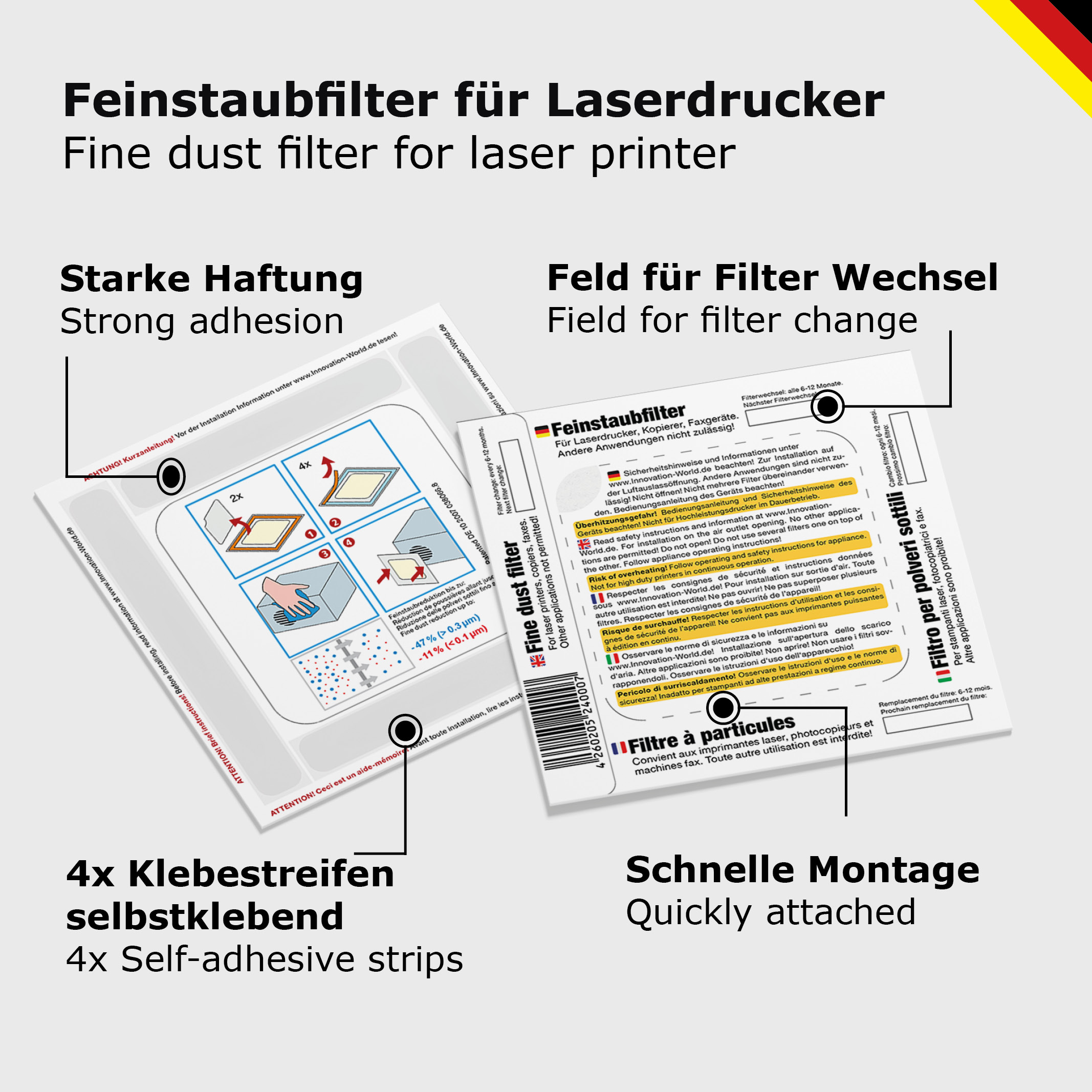 Drucker Filter Vorteile Beschrieben