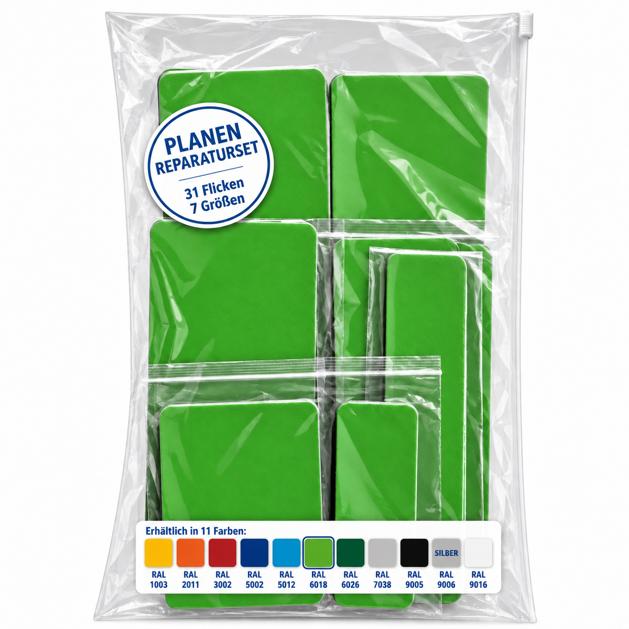 Planen Reparatur Set 31-teilig – Reparatur in verschiedenen Farben